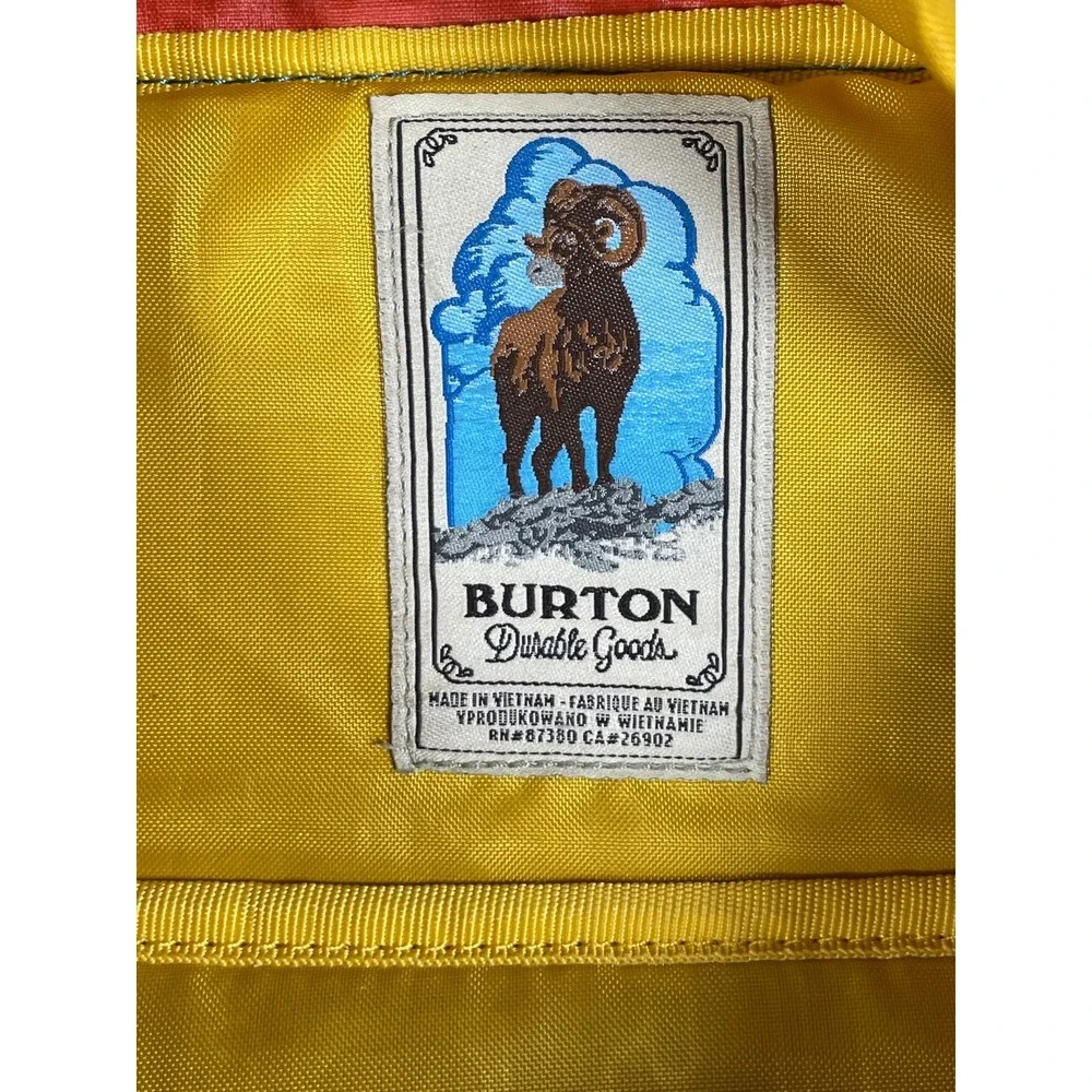 Burton Tinder Backpack 25L Orange Blue Yellow Rucksack Laptop Daypack Hiking